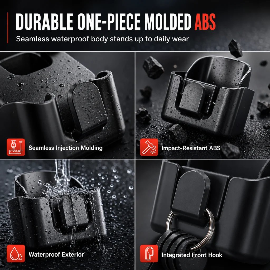 Durable one piece molded ABS construction