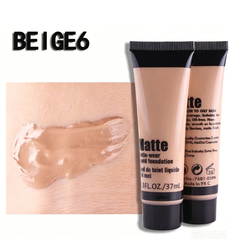 Flawless matte foundation shade option