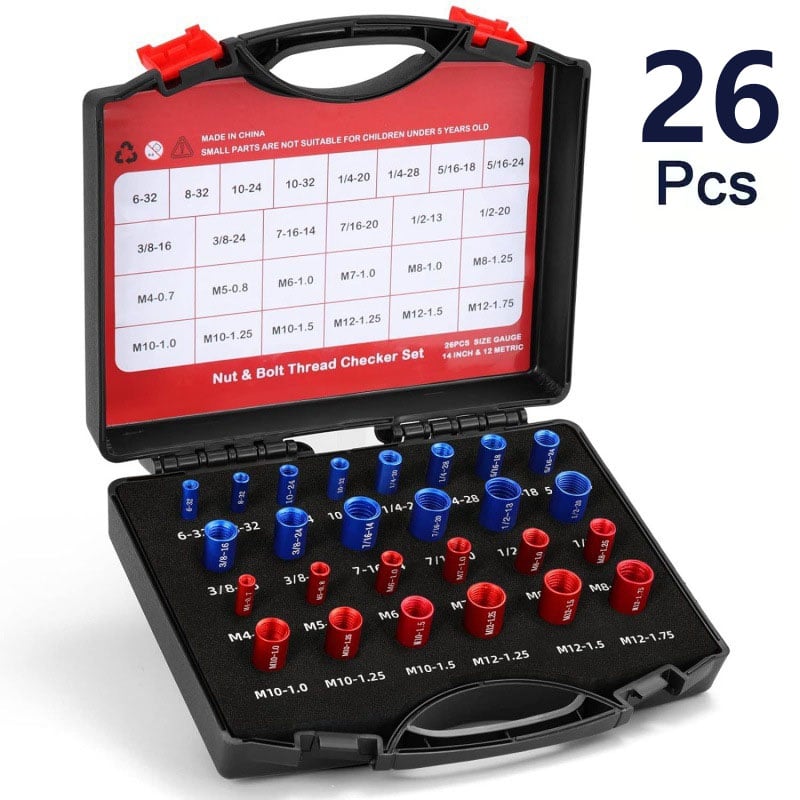 Metric & SAE Thread Checker Set – 26 or 44 Pieces view 5