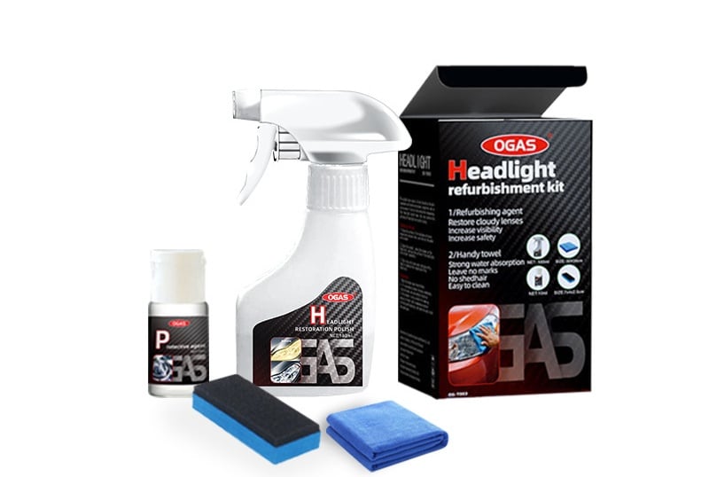 Automotive Headlamp Restoration Fluid Kit,2026 New Automotive Headlamp Restoration Fluid Oxidized Kit Multifunctional Car Headlight Polishing Vehicle