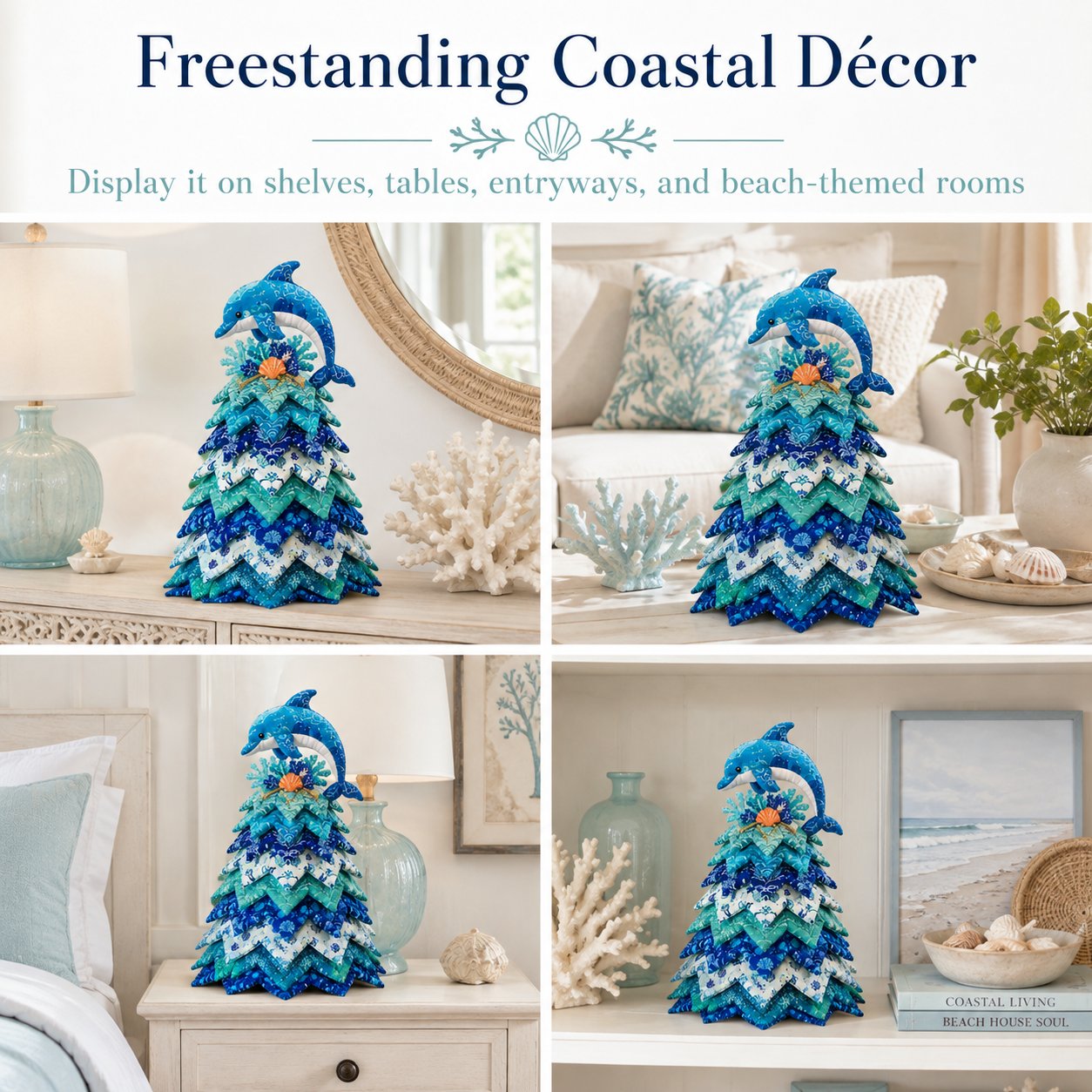 Freestanding coastal decor