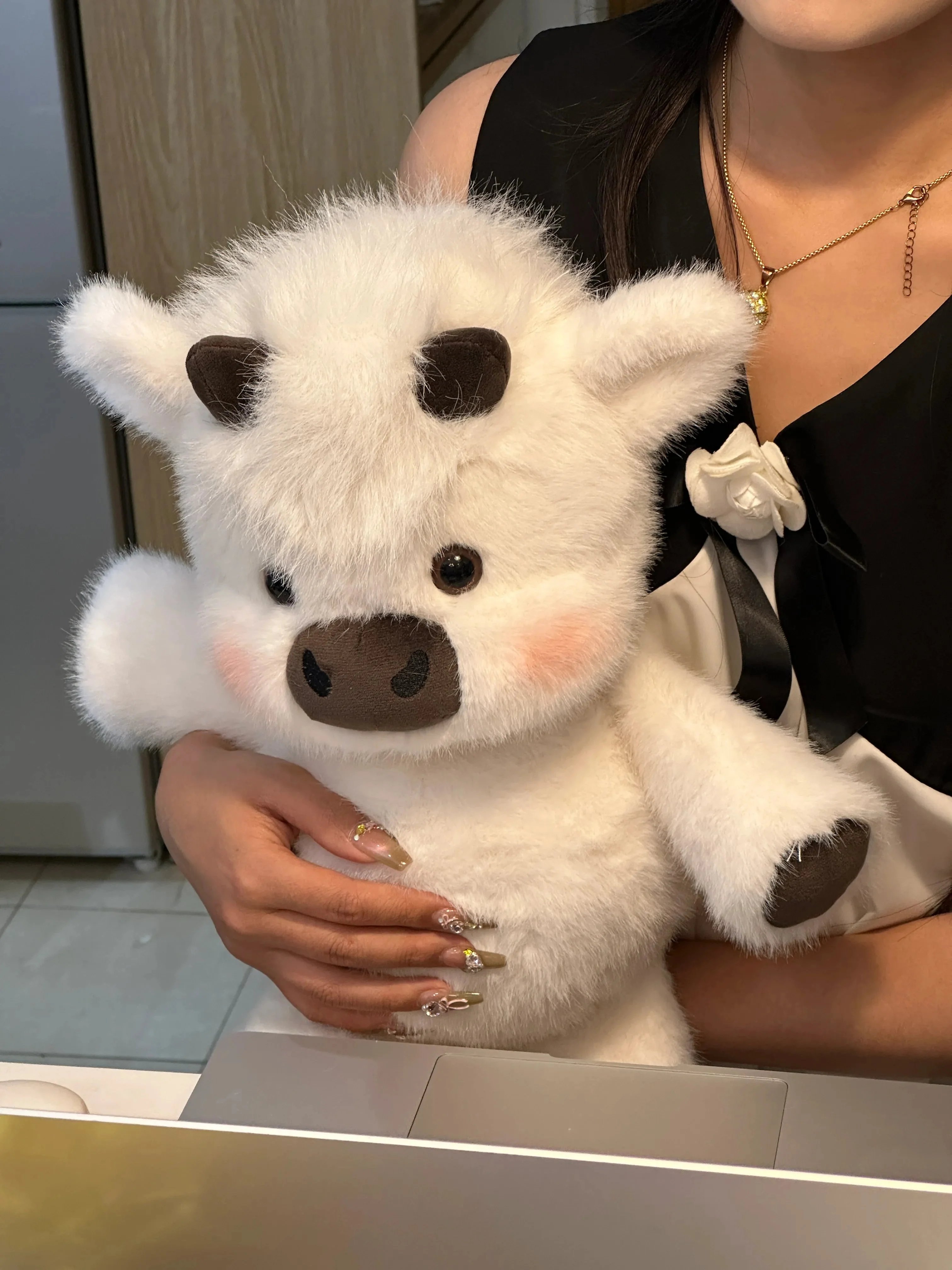 🐂 Highland Cow & Pig Plush | Soft Farm Animal Stuffed Toy