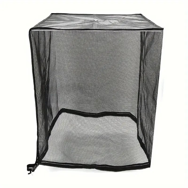 Full black mesh air conditioner protector cover