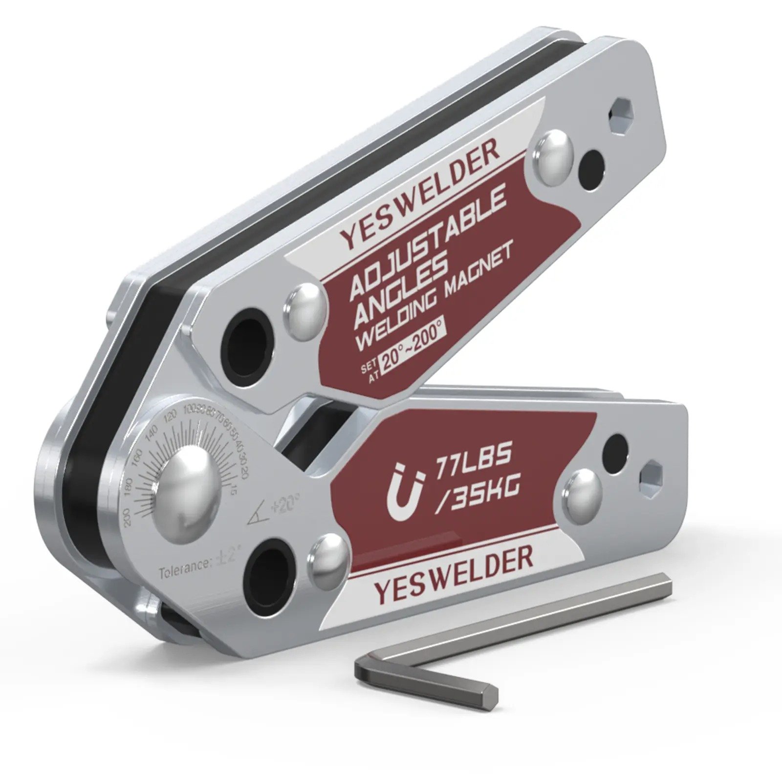 Adjustable-Angle Welding Magnet – 48 or 77 lb further view