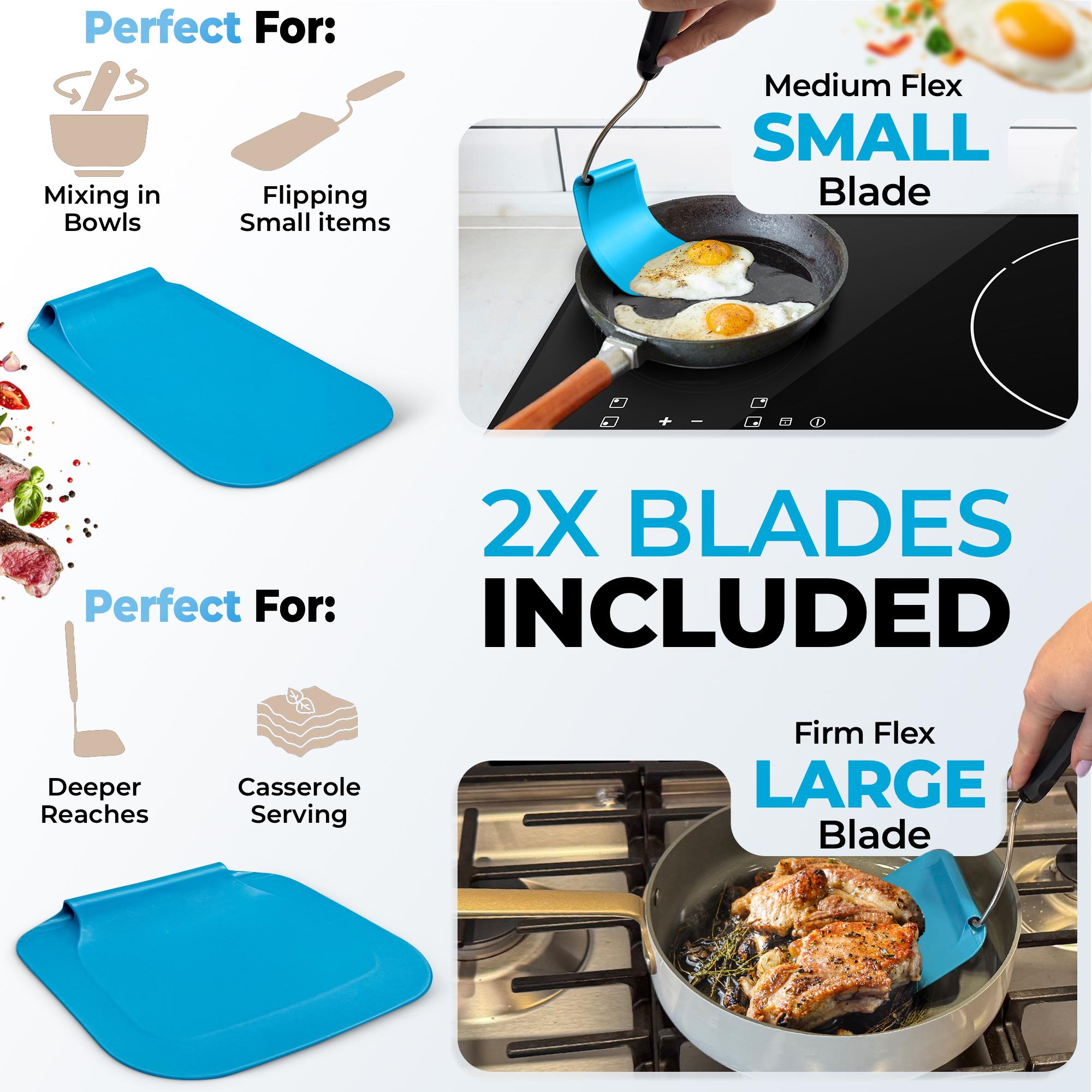 Adaptchula™ - Spatula with adjustable angles, a must have kitchen gadget! Kitchen accessories should serve a purpose! Perfect for Air Fryers, griddles and everything in-between! Includes 2 Spatula heads made from PPSU - BPA/BPS and PFAS free. Non-Toxic Adaptchula™ - Spatula with adjustable angles, a must have kitchen gadget! Kitchen accessories should serve a purpose! Perfect for Air Fryers, griddles and everything in-between! Includes 2 Spatula heads made from PPSU - BPA/BPS and PFAS free. Non-Toxic