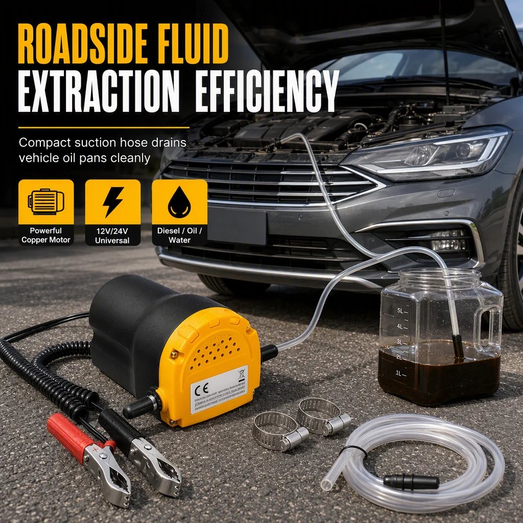 Portable fluid extraction pump