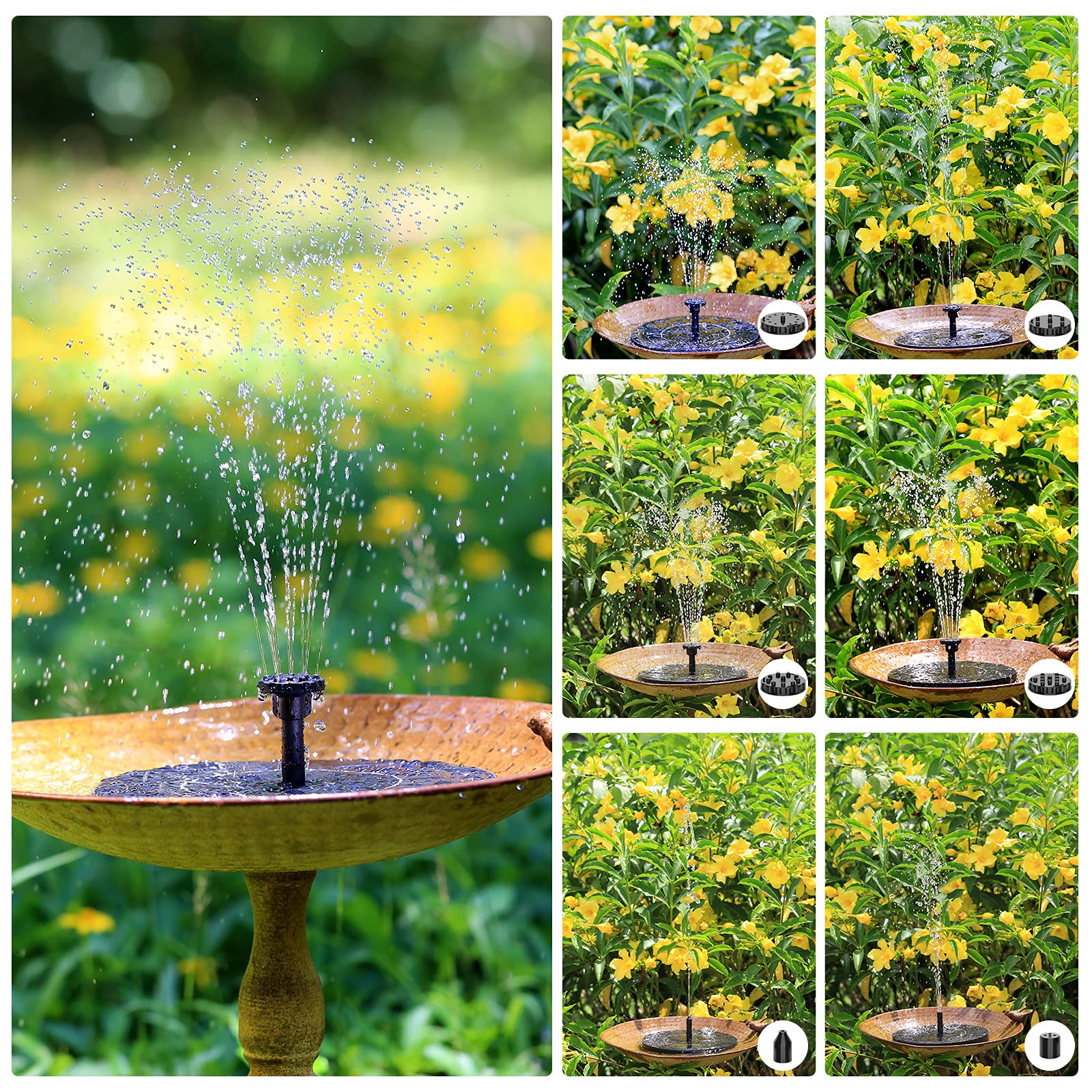 Spray Patterns Display