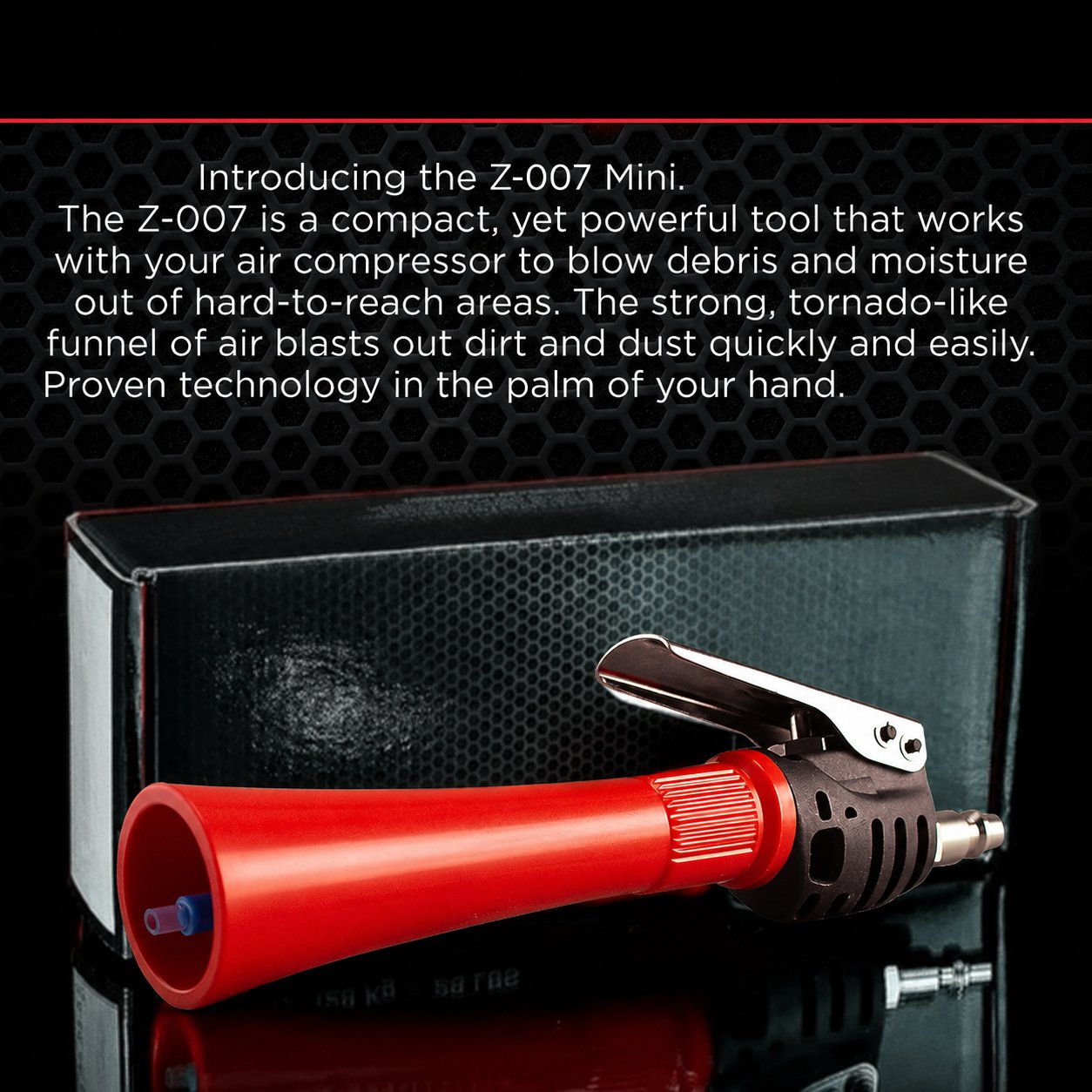 Compact Z-007 detailing tool in hand