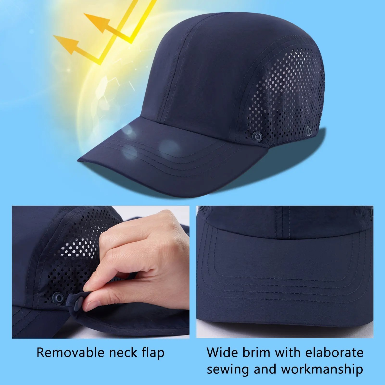 Removable Neck Flap and Detailed Construction