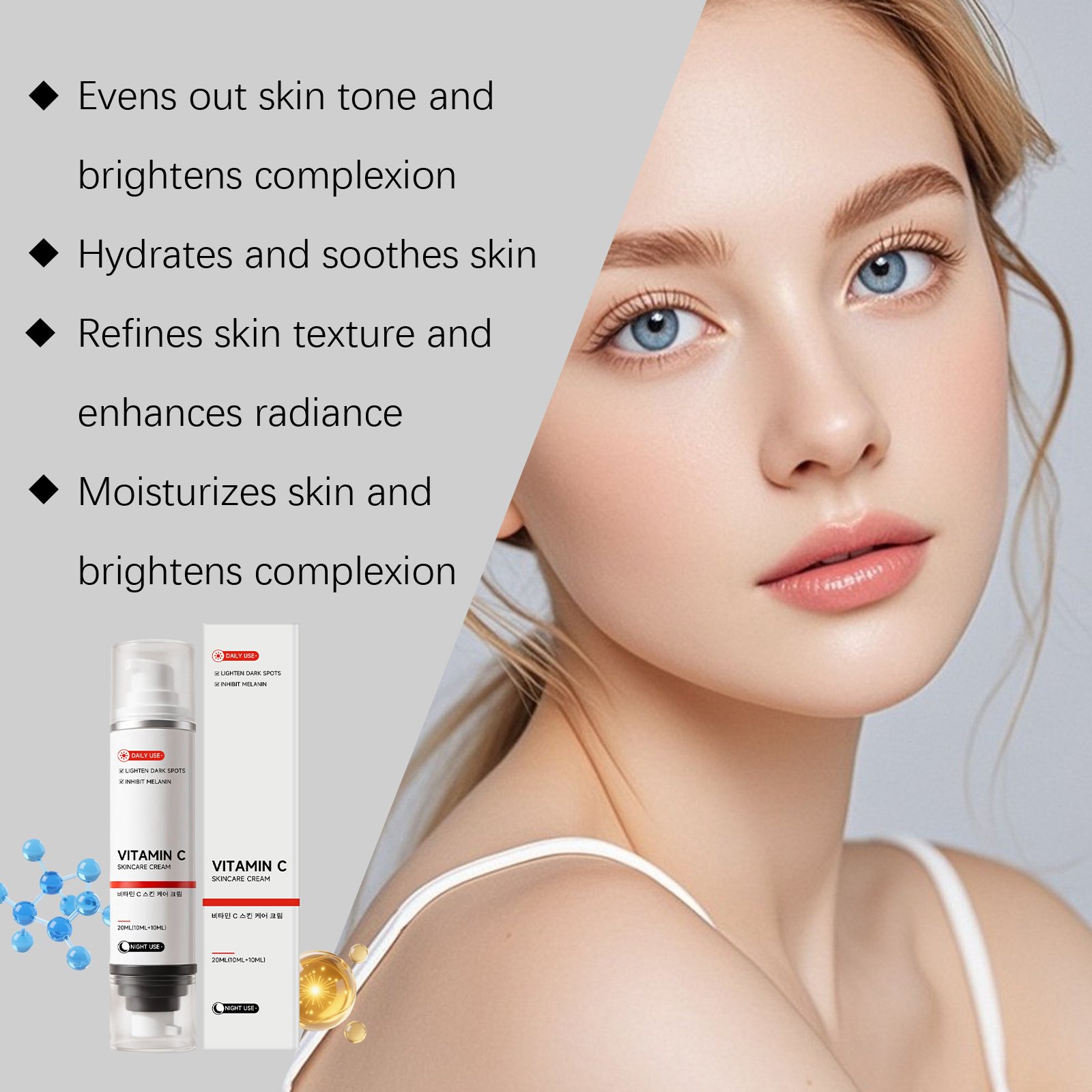 Brightening formula for even skin tone