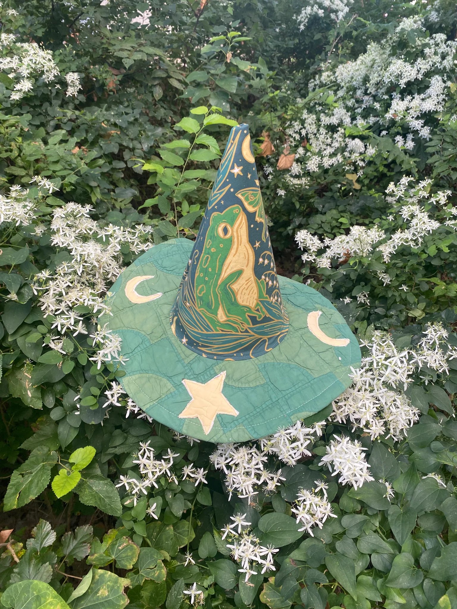 🔥Last Day 49% OFF - The Quilted Witch Hat | Handcrafted Folk Art Hat