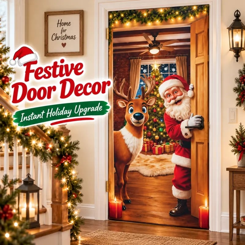 Santa Door Banner