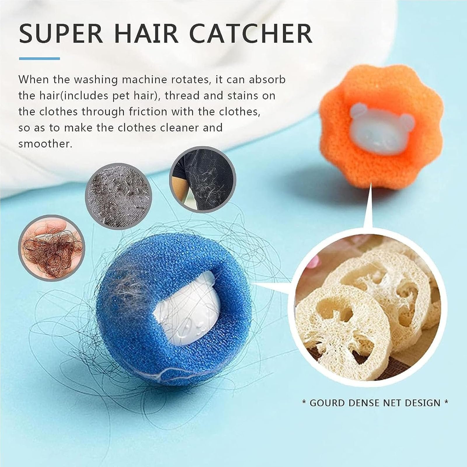 Pet Hair Remover Dryer Balls Preview