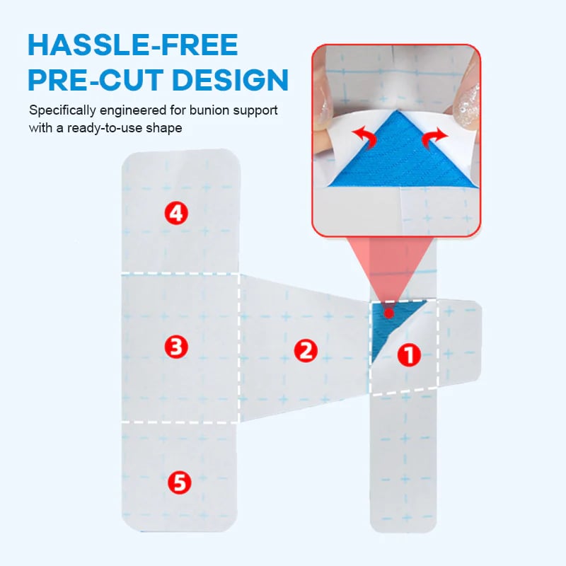Flexible toe correction tape