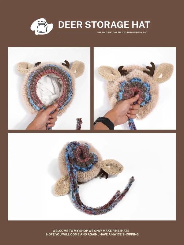 Christmas antler hat