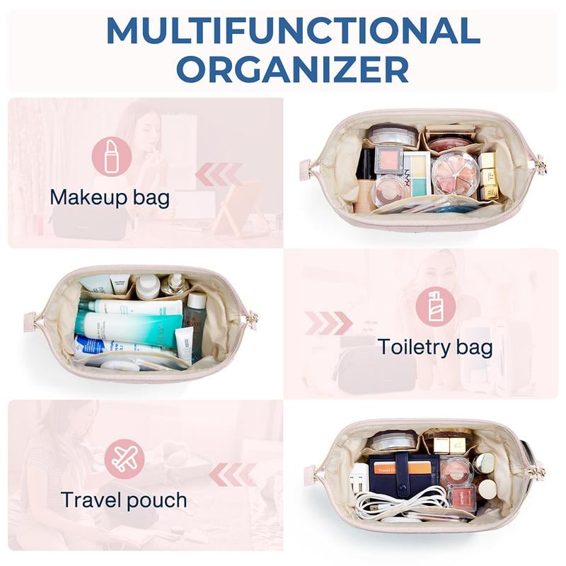 Multi use travel cosmetic organizer