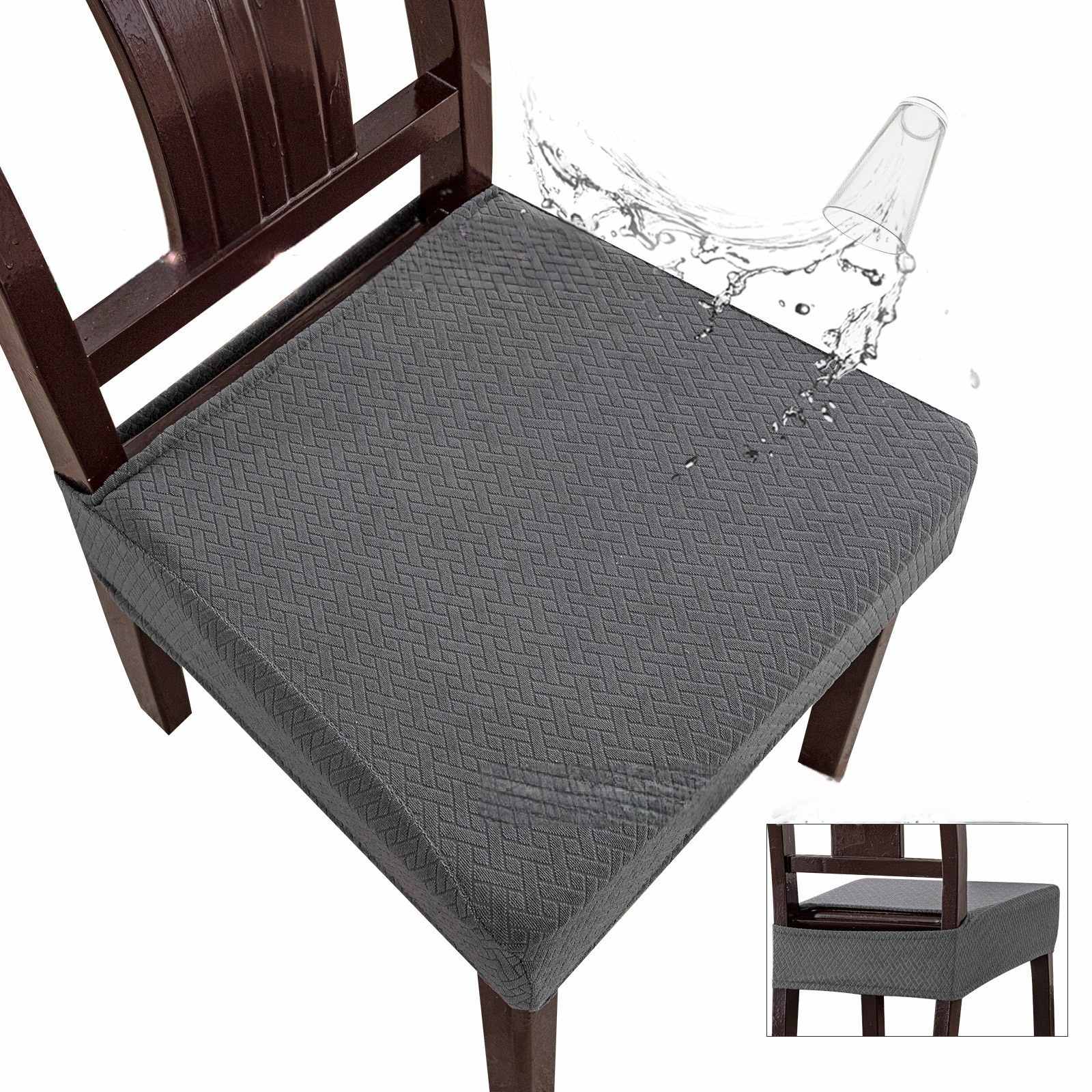 【2 PCS Per Pack】Relaxing and Comfortable Chair Covers , Elastic Jacquard Detachable and Washable Chair Covers