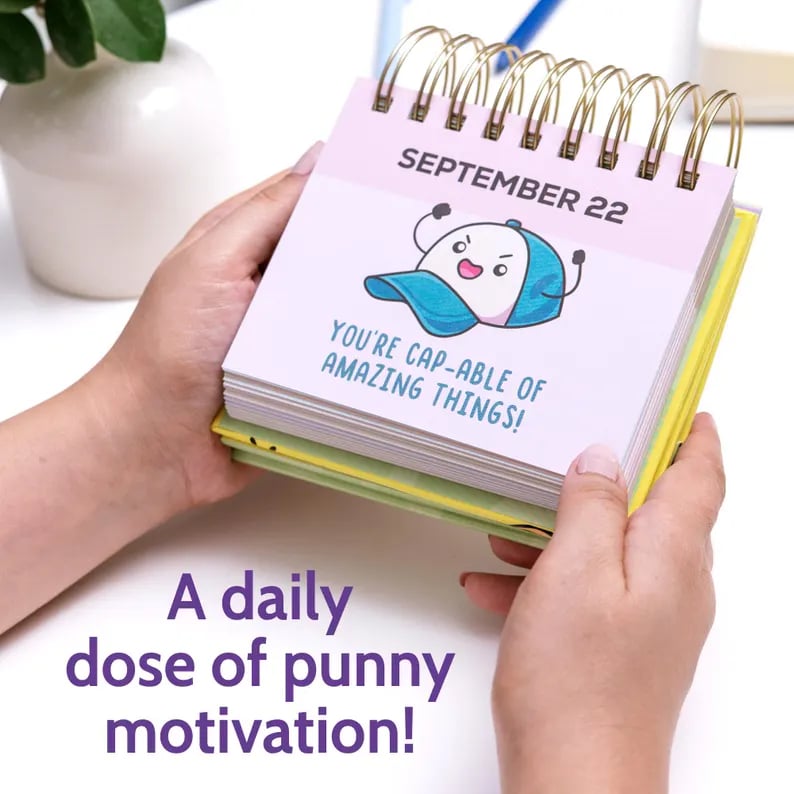 September 22 pun page from the daily motivational calendar