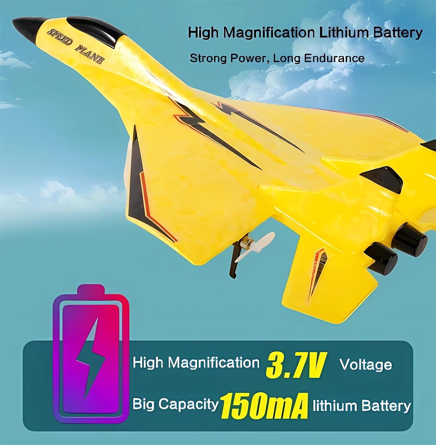 RC Plane with LED Lights
