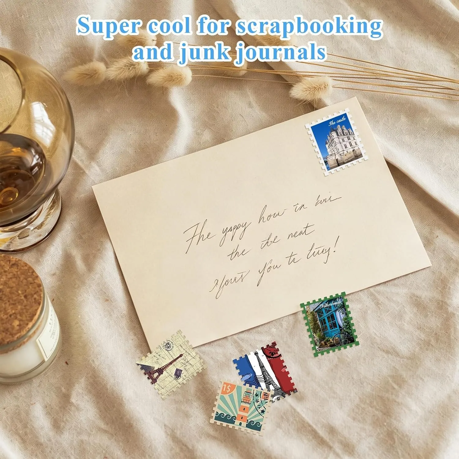 Postage stamp paper punch shown for scale