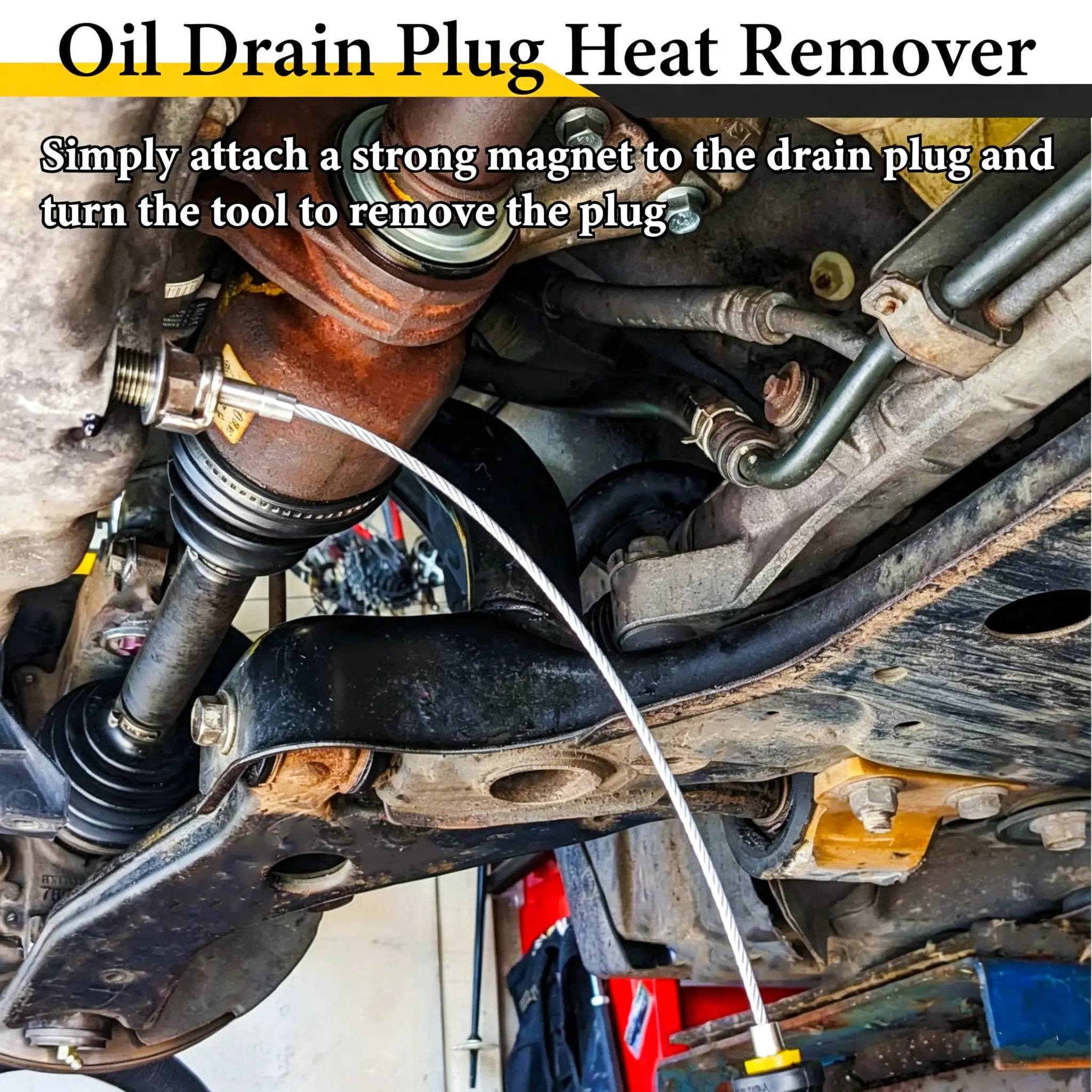 How to Use Oil Drain Plug Removal Tool Under Car