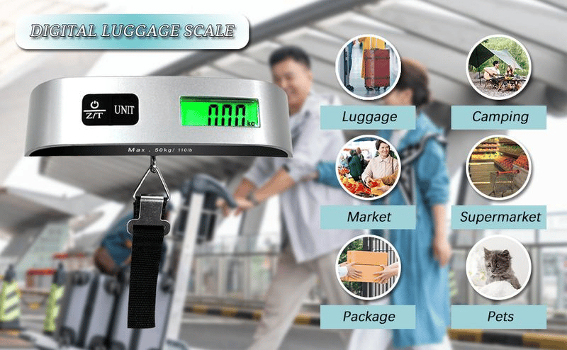 How to use digital luggage scale