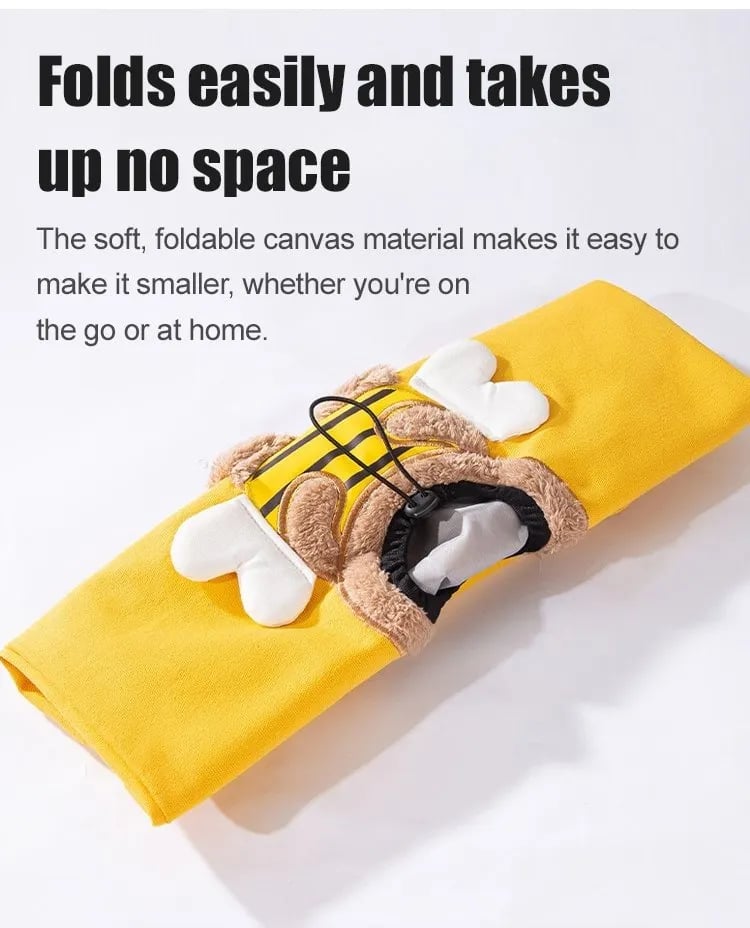 Foldable pet carrier bag