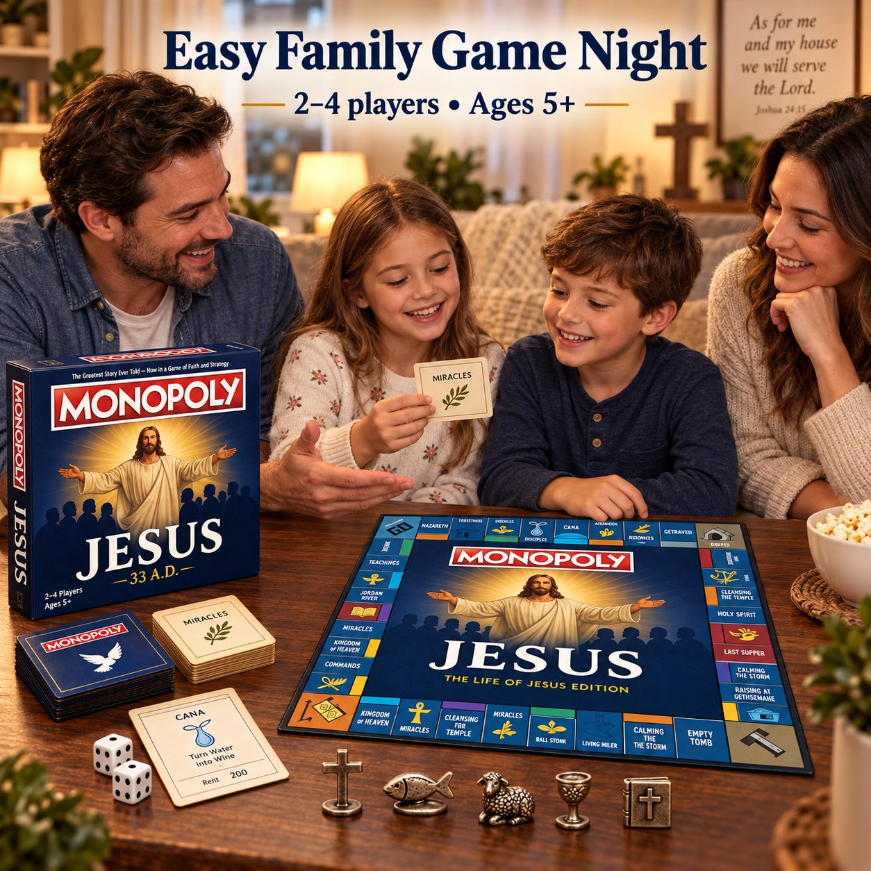 ✝️ Play Through the Life of Jesus – Faith Family Board Game display