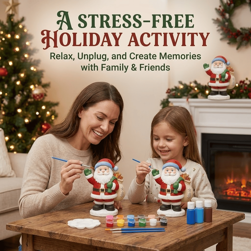 DIY Christmas painting activity