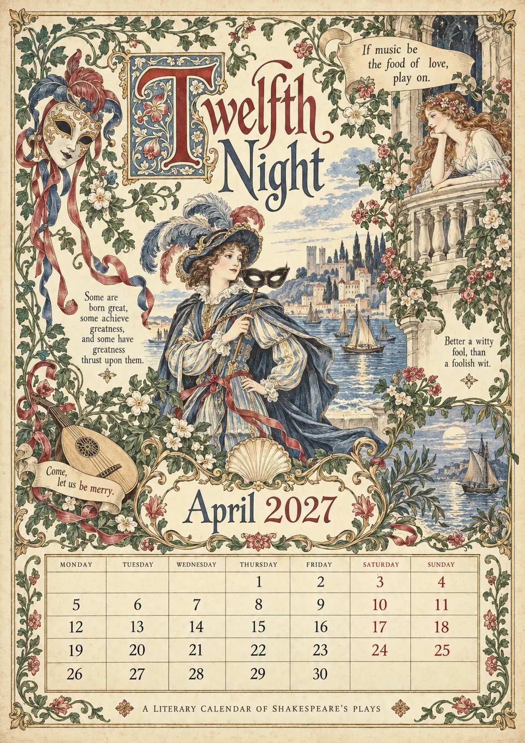 April — Twelfth Night April — Twelfth Night
