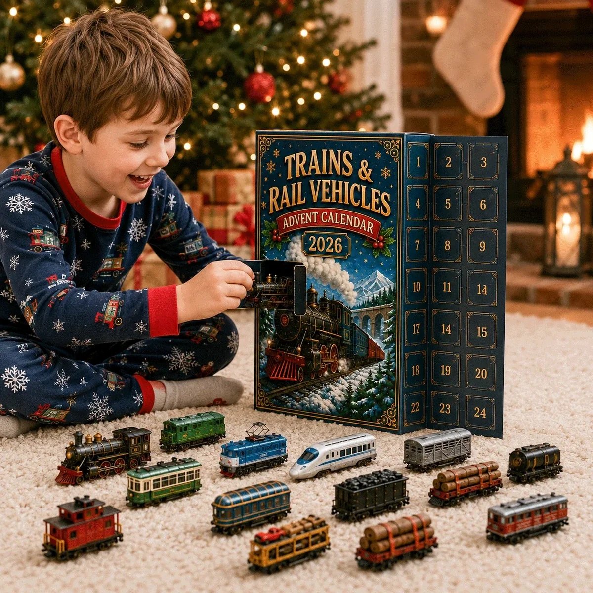 Trains and Rail Vehicles Advent Calendar 2026