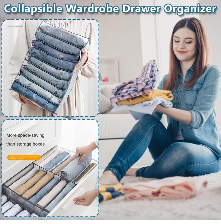 🔥Summer Hot Sale Promotion-49% OFF👕-Wardrobe Clothes Organizer