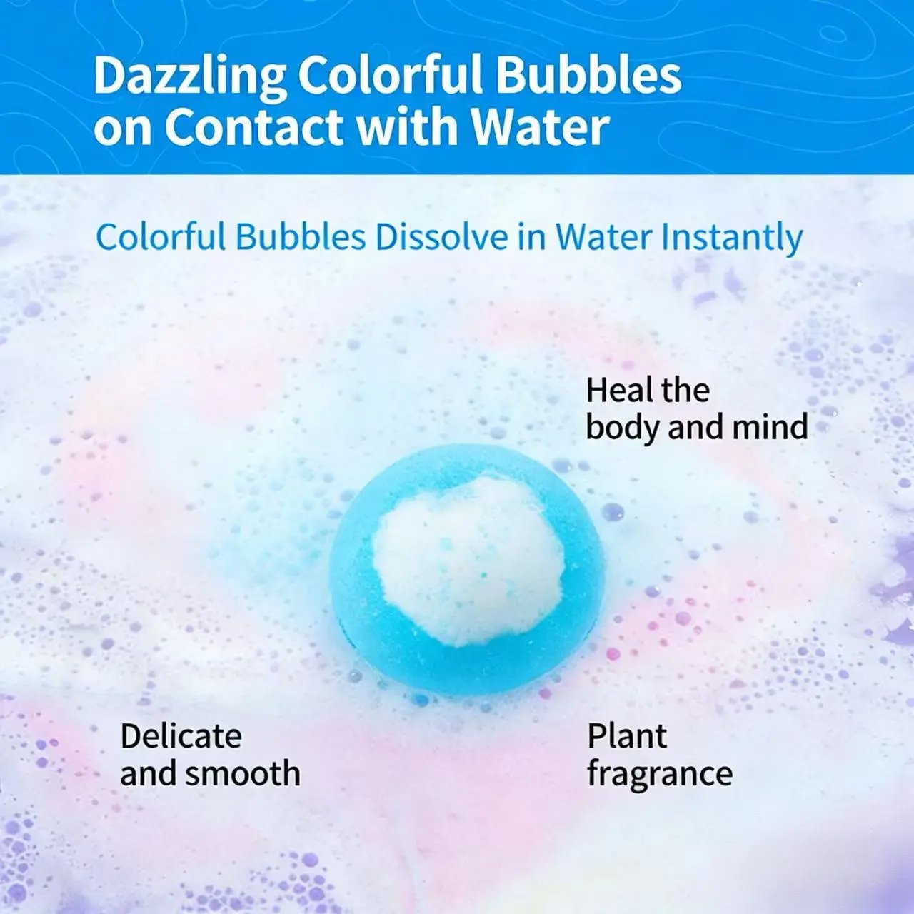 Dazzling Rainbow Bubbles
