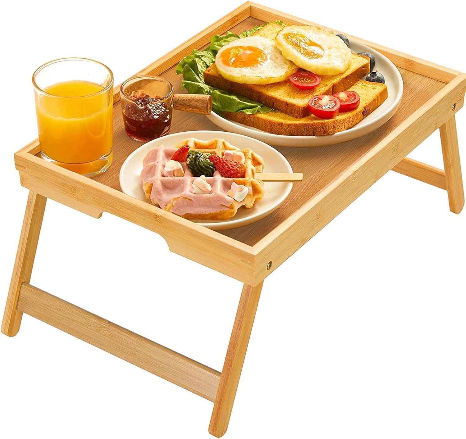 Bamboo Bed Tray with Breakfast
