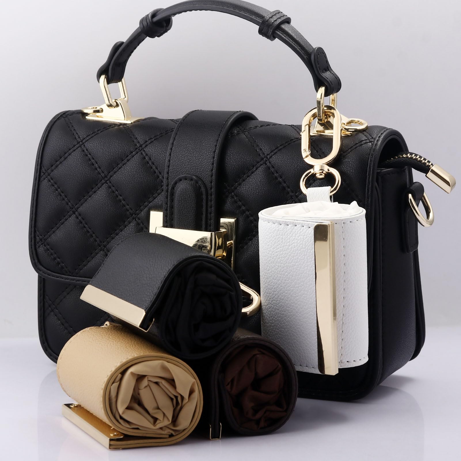 Keychain Bag Attached to Handbag as Luxury Charm