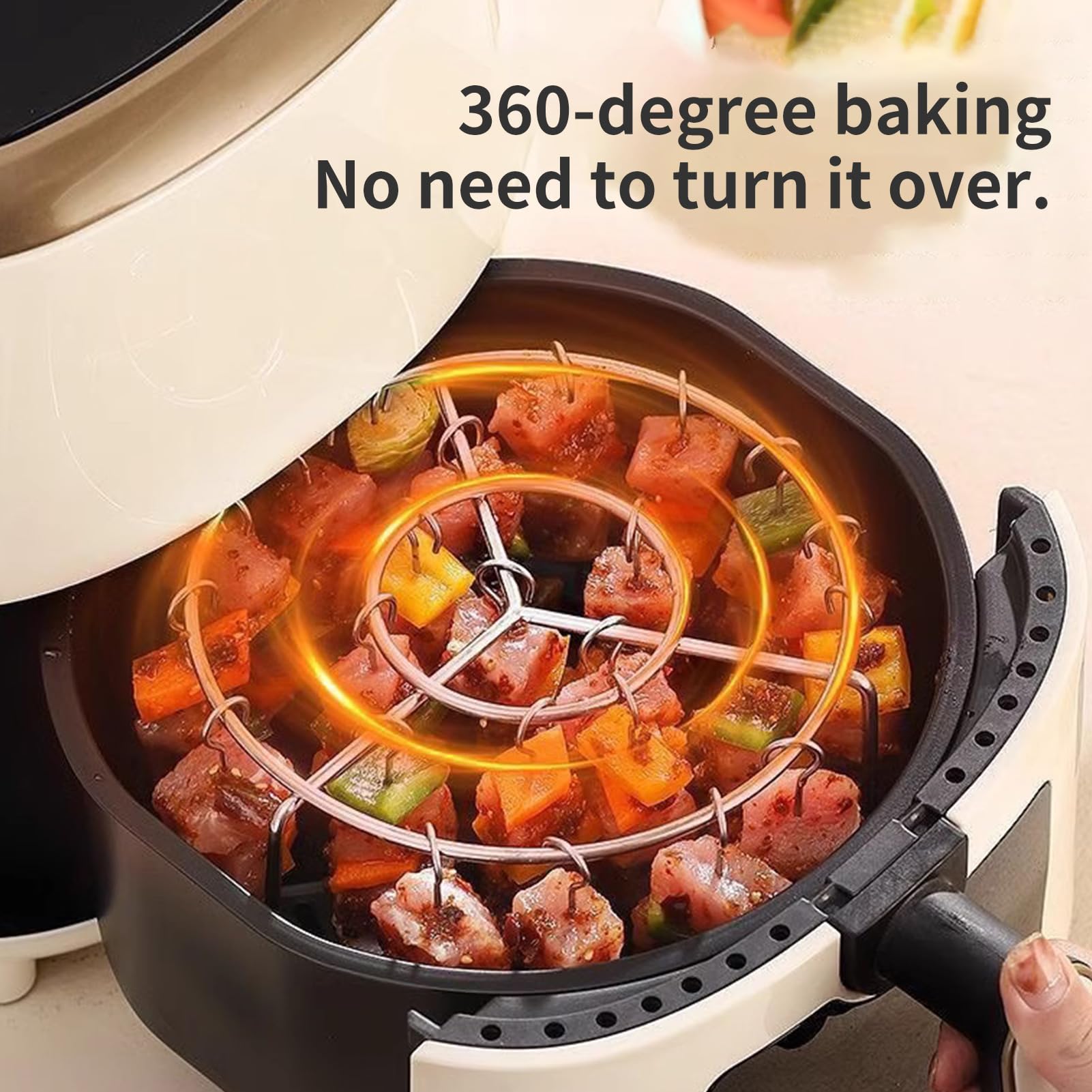 360-degree baking with no turning required