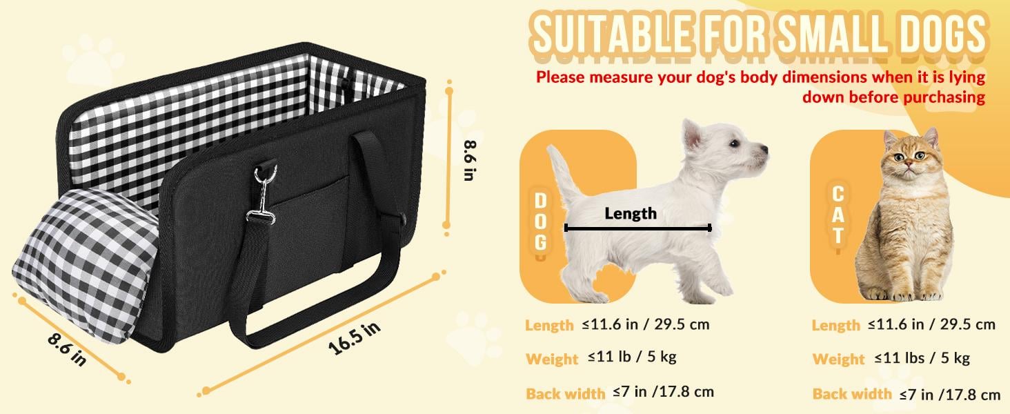 Must-Have Center Console Dog Car Seat - Anxiety Relief Small Pet Booster Seat, Ultra-Safe Armrest Dog Bed for Travel, Cozy & Secure Car Seat for Small Dogs & Cats Must-Have Center Console Dog Car Seat - Anxiety Relief Small Pet Booster Seat, Ultra-Safe Armrest Dog Bed for Travel, Cozy & Secure Car Seat for Small Dogs & Cats