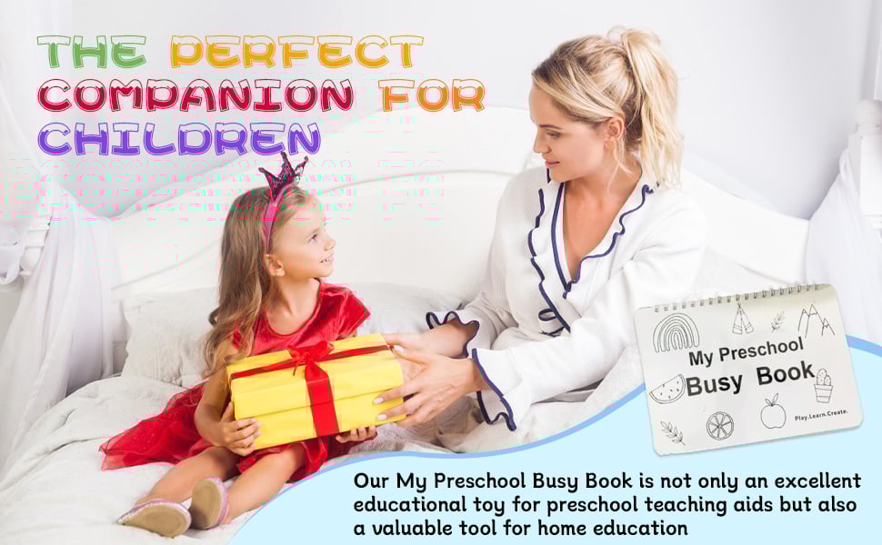 Education Workbook Activity Binder Learning Toys