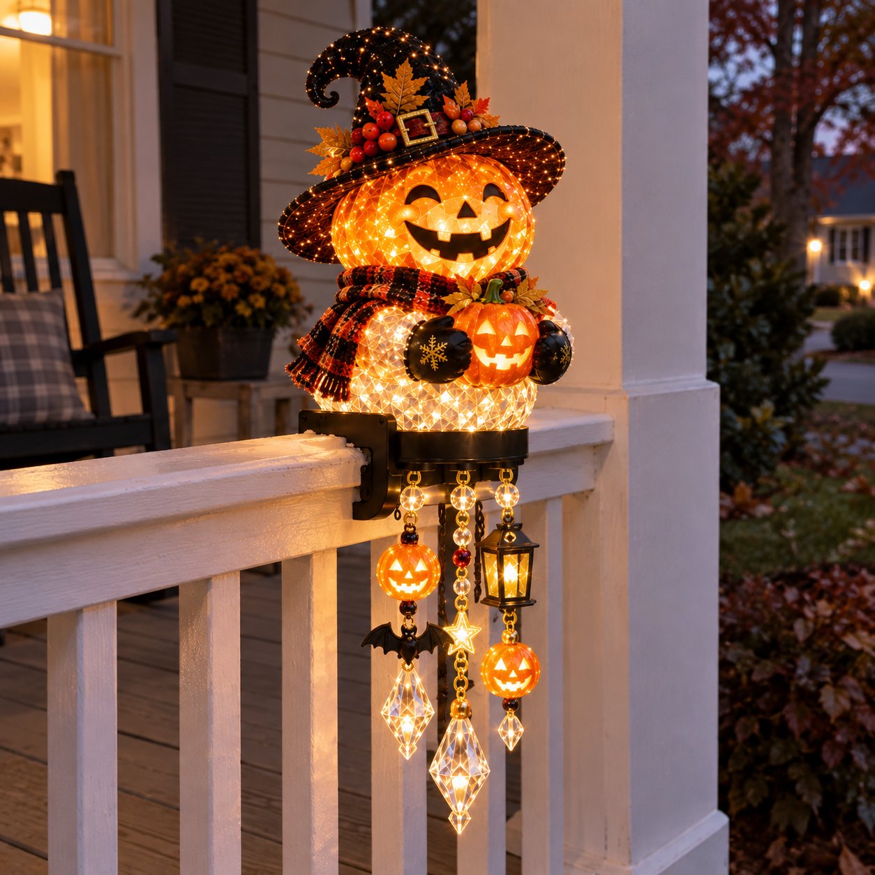 Customer review for Halloween railing lights
