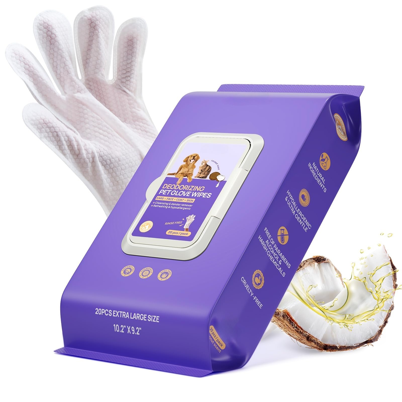 Pet Glove Wipes Product