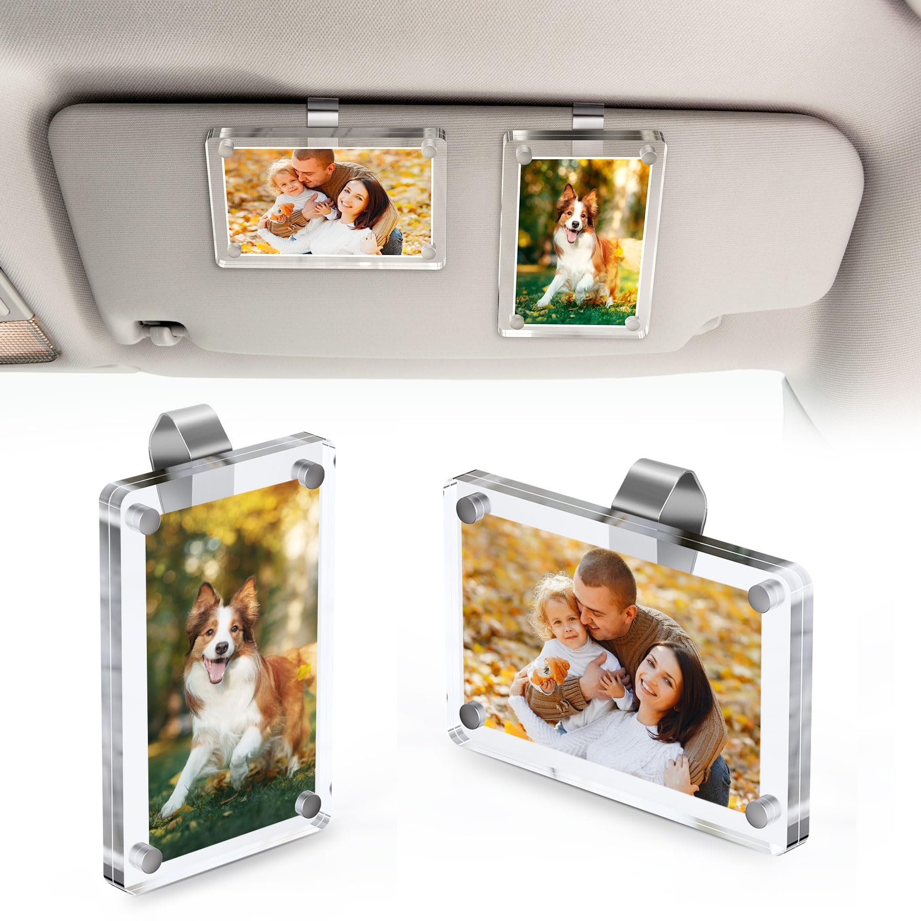 Car Interior with Photo Frame