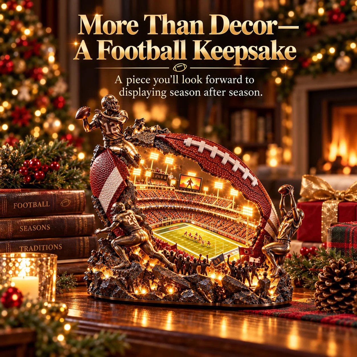 More than decor football keepsake collectible