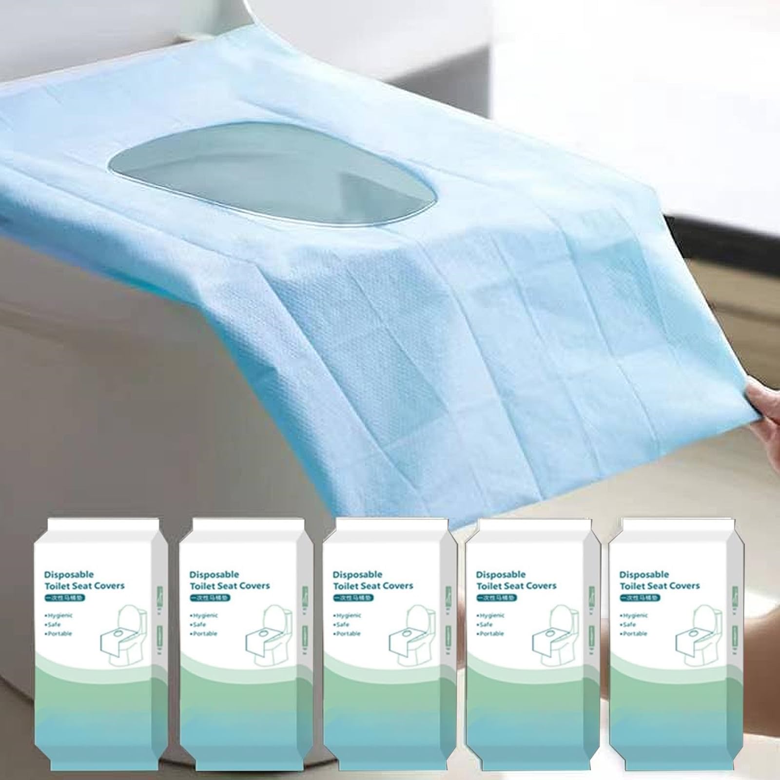 80 Pack Disposable Toilet Seat Covers Value Set