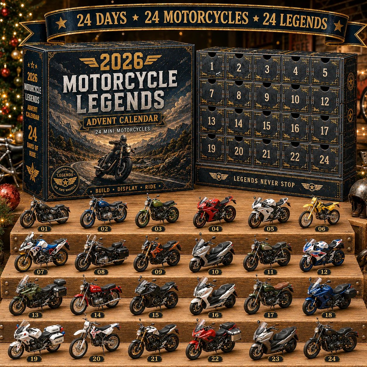 2026 Motorcycle Advent Calendar