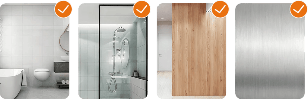 Applicable smooth wall surfaces