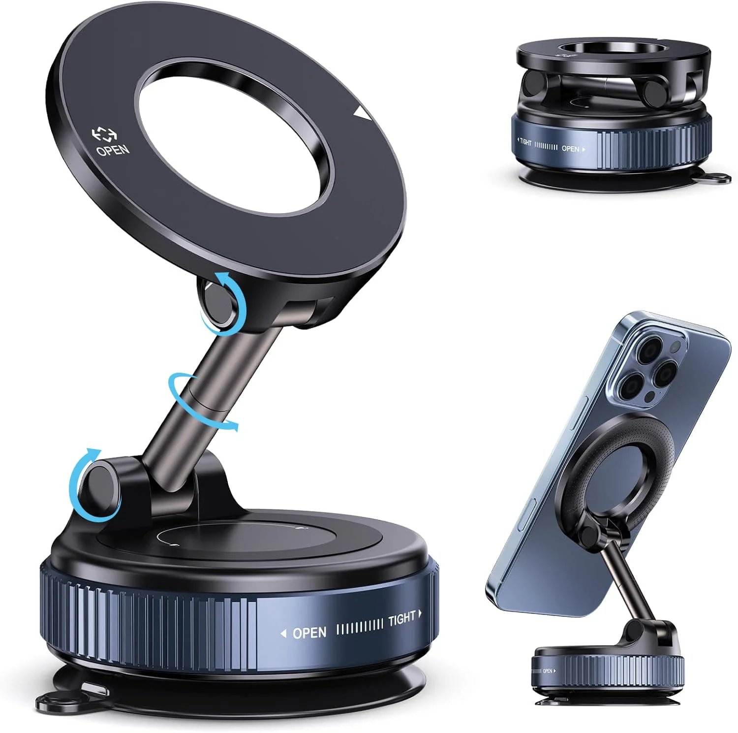 🔥 MagLock 360° faltbare magnetische Handyhalterung