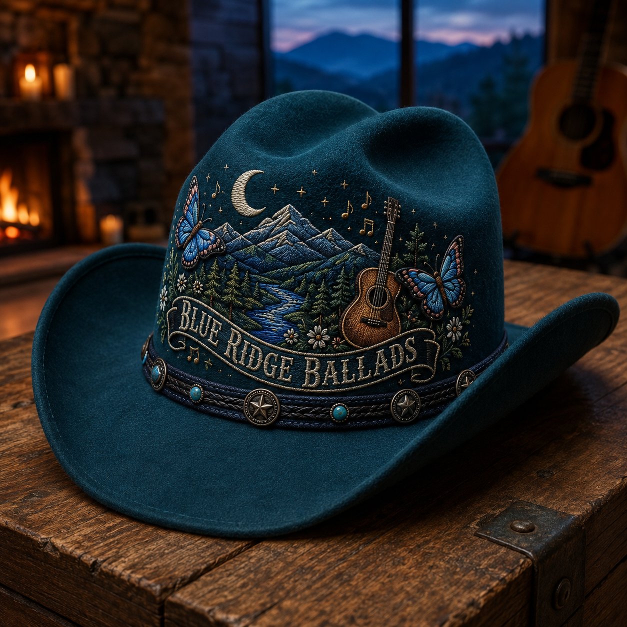 Blue Ridge Ballads cowboy hat