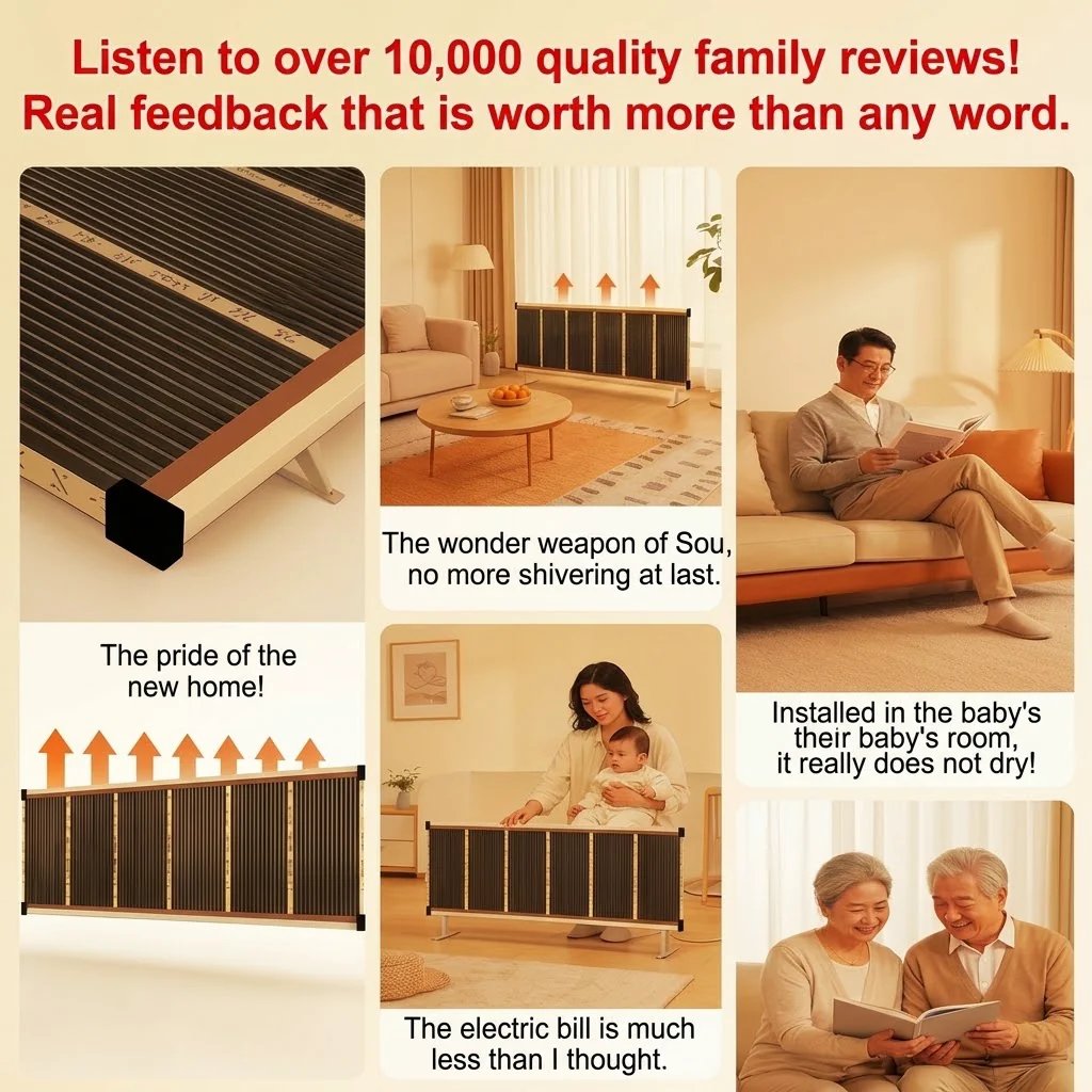 Far infrared wall heater product view