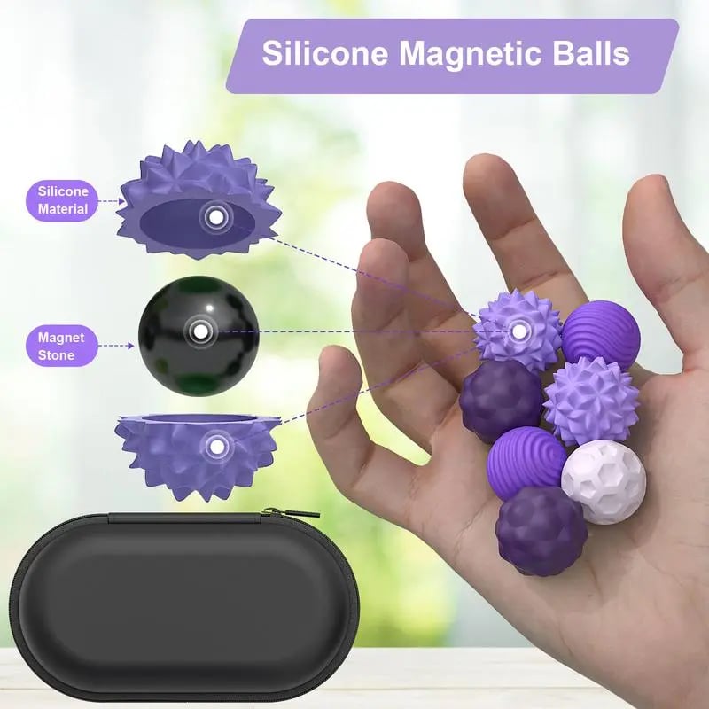 Magnetic balls connecting