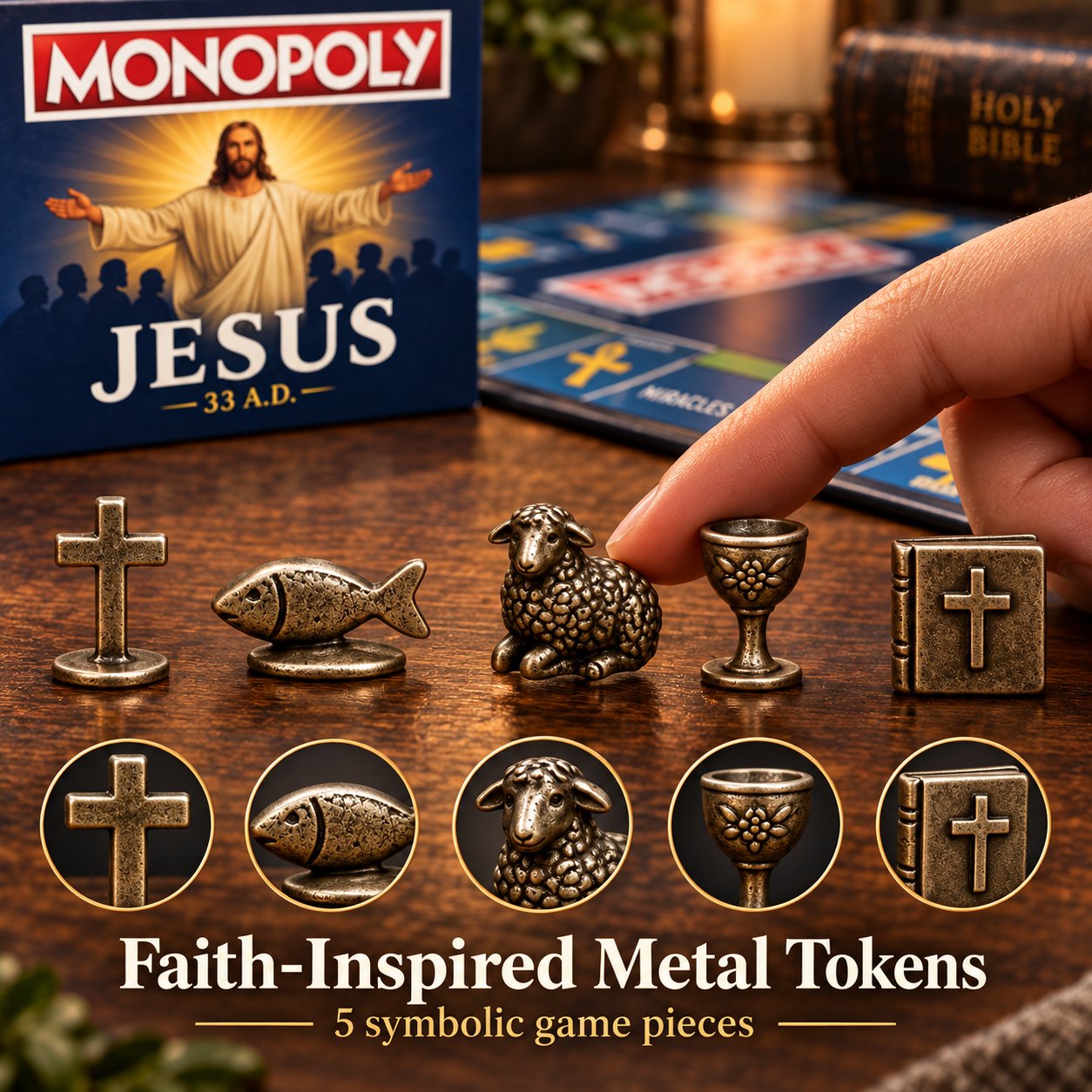 ✝️ Play Through the Life of Jesus – Faith Family Board Game lifestyle view